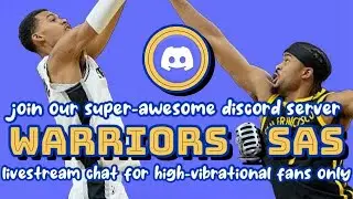 Warriors-Spurs! Wemby vs Moody, Gui, Spencer? Live chat watch party for HIGH-VIBRATIONAL fans 🫶💙💛