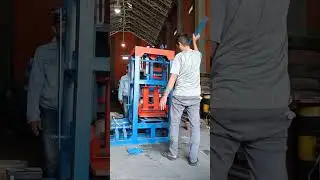 Mesin Paving Block Manual Sistem Drop dan Vibra #mesinpavingblock #mesinpaving #mesincetakpaving