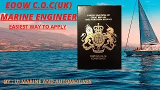 EOOW C.O.C | 4th ENGINEER MARINE | HOW TO APPLY FOR EOOW COURSE | BY UJ