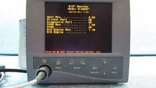 Aspect Medical Model A-2000, P/N 185-0070 Bispectral Index (BiS) Monitor - Self Test and Boot