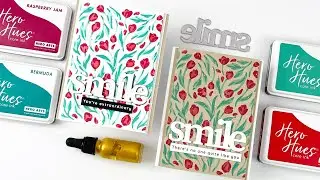 Color Layering Tulip Pattern Stencil Two Ways