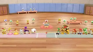 Super Mario Party - Team Minigames - Boo & Waluigi vs Luigi & Bowser