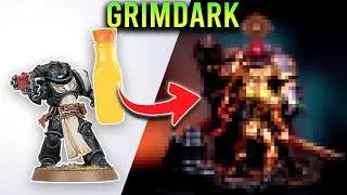Custom Black Templar Crusader Meets a Poxwalker