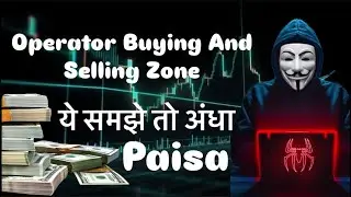 Operator Psychology In Stock Market | Operator Mindset | Institutional Buying And Selling Zone