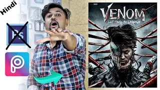 VENOM 2 Movie Poster Design / Picsart Manipulation Tutorial / Turn Your Self Into The VENOM | khan