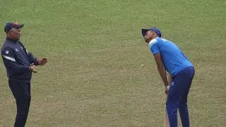 Nepal Cricket Team Practice  | Man behind U19 team Coach Jagat Tamata Sir guide Dev Khanal in bat
