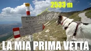 Pizzo Cefalone 2533 Metri (Gran Sasso) la mia PRIMA VOLTA in Montagna