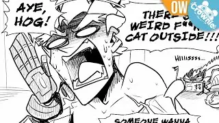 HOG, THERE'S A WEIRD CAT! | Overwatch Comic Dub