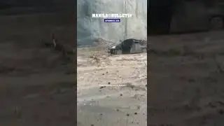 A landslide hit Marcos Highway in Tuba, Benguet amid the onslaught of Super Typhoon Nando