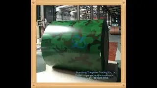 Pre-painted Coating Steel Army Design PPGI