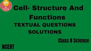 Class 8 Science Chapter 8 Questions and Answers |Cell - Structure and Functions in Hindi.