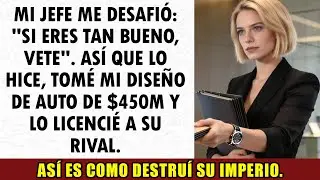 Mi jefe me desafió a irme; tomé mi diseño de $450M y lo di a un rival para destruir su imperio