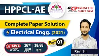 HPPCL-AE Electrical Engg. Complete Paper Solution (2021) | Part 1