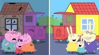 Peppa POOR vs Rebecca RICH Family Truck Survival Battle - Peppa Funny Animation