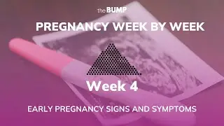 Pregnancy Week 4 | Early Pregnancy Signs and Symptoms | Pregnancy Week By Week