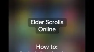Elder Scrolls Online Furnishings Tutorial #playstation #eso #elderscrollsonline #furniture #tutorial