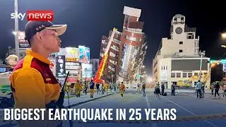 Taiwan: Scores trapped as country hit by biggest earthquake in 25 years