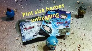 Funko pint size heroes unbagging   Marvel and Guardians of the galaxy