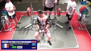 Antoni Mastrolorenzo - 790kg 2nd Place 74kg - European Open Powerlifting Championship 2018