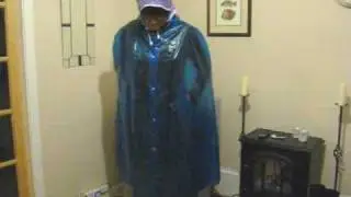 Blue Plastic Cape