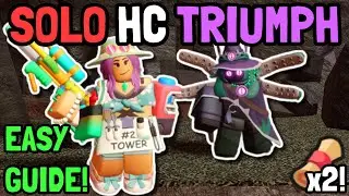 Solo Hardcore Triumph With ENGINEER + ACCELERATOR | Full Easy Guide! | Roblox TDS