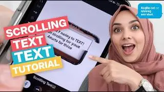 Scrolling Text MADE EASY - How to Create Scrolling Text Effect in InShot tutorial
