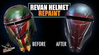 Darth Revan Helmet Repaint and weathering