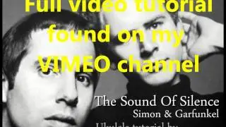 THE SOUND OF SILENCE - Promo for my Vimeo video tutorial