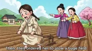 Korean Fairytale: Kongjwi and Patjwi 👧👹 | The Kind Girl, the Toad, and the Lost Shoe