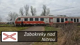 Železničn&eacute; priecestie ● Žabokreky nad Nitrou #1  ● 7.1.2023