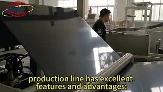 ASA casting film extruding machinery equipment production line for decoration and UV resistance