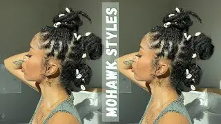 ♡ 5 MOHAWK LOCS STYLES | no retwist needed | therealcholey