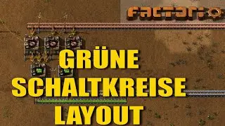 Grüne Schaltkreise Layout | Factorio Tutorial