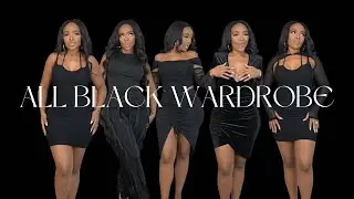 HOW TO BUILD YOUR ALL BLACK WARDROBE | FASHION TIPS AND MORE
