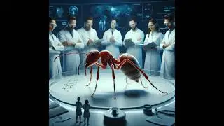 Monster: lightning ant mixed with dragon #mix #ai #hybrid #fusion