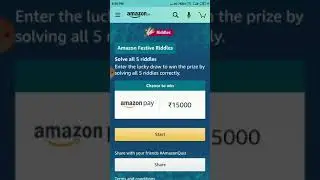 Amazon Festive Riddles Quiz Answers today