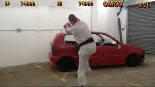 REAL LIFE Street Fighter Car Bonus Stage