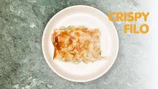 Crispy Spinach & Mushroom Filo Pastry | Easy Recipe with Philadelphia Cheese 🥬🍄🧀