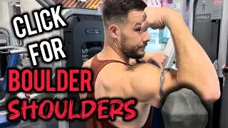 Copy This Exact Workout for Boulder Shoulders (ROCK HARD PUMP) - Gym Vlog