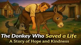 The Donkey Who Saved a Life  Motivational Animated Story of Hope and Kindness  Learn English