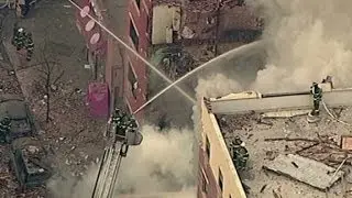 Massive building collapse in Manhattan