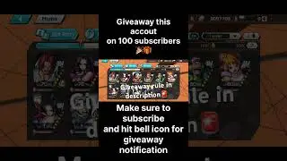 Giveaway free OPBR account Check description for more details #opbr #onepiecebountyrush #bountyrush