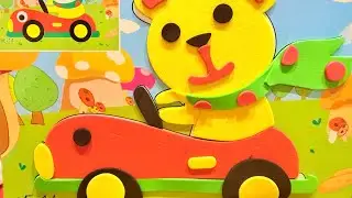Easy DIY Foam Car Craft for Kids 🚗 | Screen-Free Toddler Activity