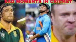 SAD MOMENTS OF CRICKET 💔 , That Made Everyone Cry💔💔