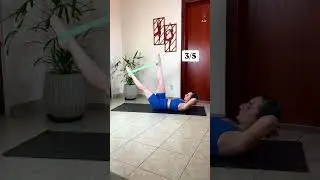 Usando a mini band como um acesso intensificador no Mat Pilates #pilates #matpilates