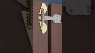 Automatic sliding gate latch 🔐 design idea 💡 #shorts