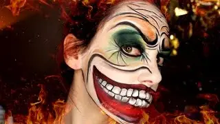 Evil Clown Makeup | Time Lapse