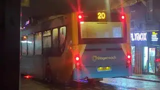 Here is the New livery Stagecoach bus 27617 on the number 20 in Aldershot Wednesday 3 December 2025