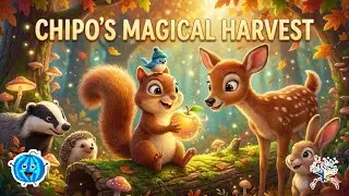 🐿️✨ Chipo the Squirrel and the Golden Fruit! | A Story of Sharing! 💖✨|  Importance of sharing