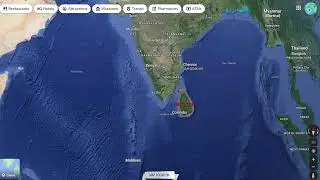 Where on the map - Sri Lanka